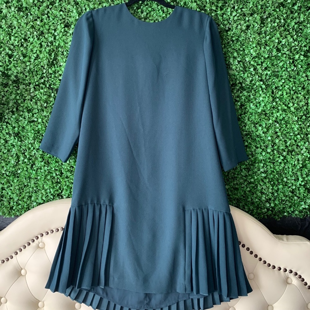 Ann Taylor Emerald Green, Long Sleeve, Dress